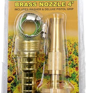 4-Inch Adjustable High-Pressure Brass Spray Nozzle