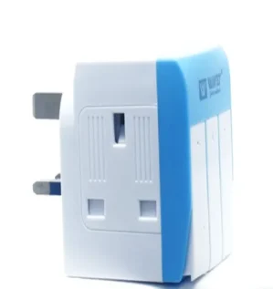WINTEX 13A multi plug adaptor with switches and compact design for multiple device connections.