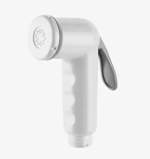 Image of SHATTAF SET WHITE COLOR with ergonomic design made from fresh materials for bathroom use.