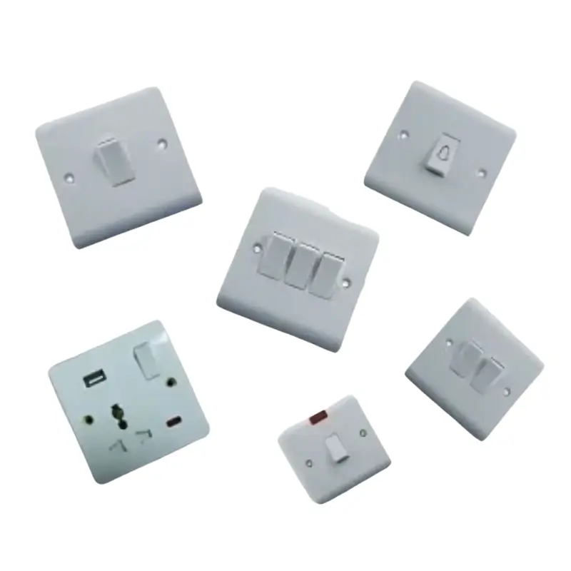 سلسلة مفاتيح كهرباء بيضاء