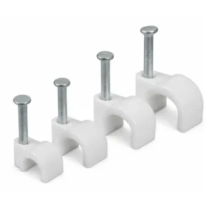 مشابك كابلات دائرية بمسامير فولاذية (من 4 مم إلى 25 مم)