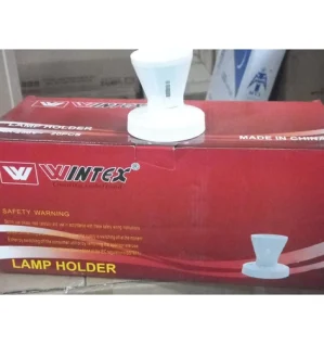 حامل لمبات بخامات عالية الجودة يوفر تثبيت آمن وتوصيل كهربائي مستقر لمختلف أنواع الإضاءة.