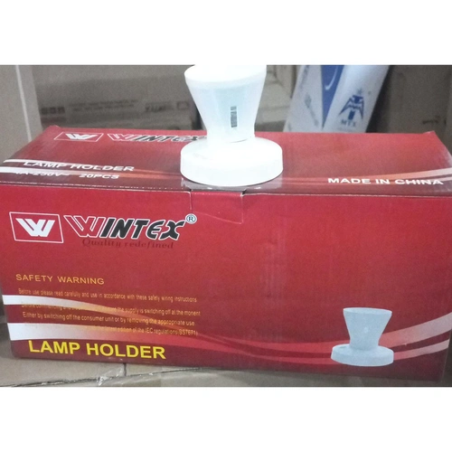 حامل لمبات بخامات عالية الجودة يوفر تثبيت آمن وتوصيل كهربائي مستقر لمختلف أنواع الإضاءة.