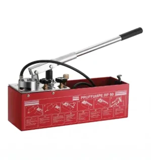 Manual Hydraulic Pressure Testing Pump for Water Pipes, Boilers, and Solar Systems