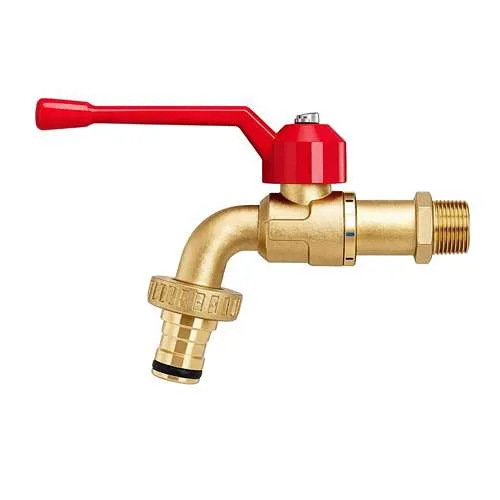 Brass hose cock valve 1/2 inch for garden and outdoor water use