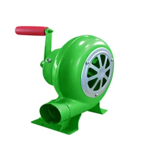 منفاخ هواء يدوي طرد مركزي بدون كهرباء مناسب لإشعال الفحم والاستخدامات المنزلية والصناعية بسهولة.