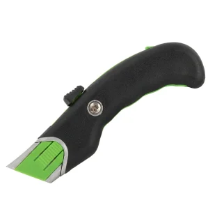 INDUSTRIAL SELF RETRACTING KNIFE WITH FULL BODY TPR GRIP (19MM)