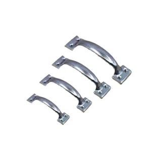 Metal pull handle for doors cabinets and drawers with durable design and comfortable grip