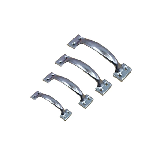 Metal pull handle for doors cabinets and drawers with durable design and comfortable grip