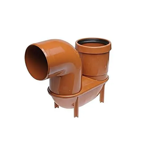 صورة سيفون P-TRAP لتصريف المياه بمقاس 4 بوصة.