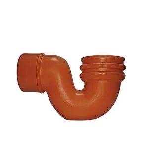 صورة سيفون تصريف المياه بفتحة مقاس 4 بوصة لاستخدامات الصرف الصحي.