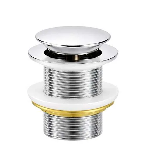 صرف حوض ضغط تلقائي نحاسي بغطاء ضاغط مخصص للمغاسل يوفر تصريف سريع ومنع تسرب فعال