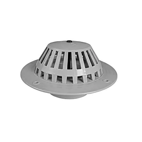 image of a RAIN OUTLET DOME TYPE available in 3" and 4" sizes for vertical drainage.