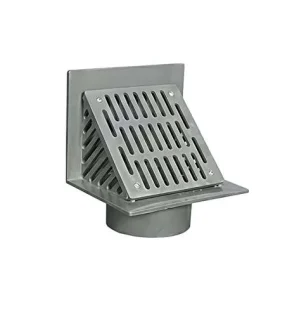 image of a RAIN OUTLET SIDE TYPE with size 4" x 3" for rooftop drainage.