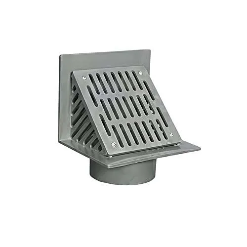 image of a RAIN OUTLET SIDE TYPE with size 4" x 3" for rooftop drainage.