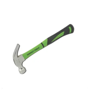 Straight claw hammer with fibre grip ensures control, strength, and reliability for daily tasks.