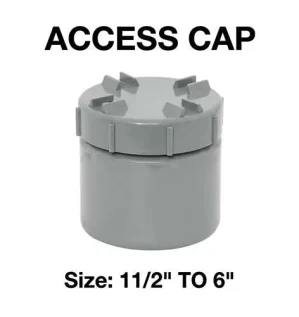 صورة سدادة إغلاق لولبية لإحكام منافذ الصرف والتسليك (سدادة تسليك) توضح التصميم القوي والغطاء اللولبي المخصص للصيانة.