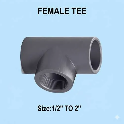 قسام UPVC بتسنن داخلي يضمن تفريعاً انسيابياً للأنابيب مع مقاومة فائقة لظروف البيئة في الإمارات، فاطلبه الآن من المصداقية لضمان الجودة.