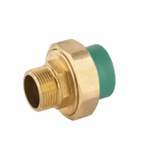 PPR Male Union Fitting | Green Socket Fusion Connector