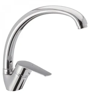 Bathroy Premium Kitchen Sink Mixer | Chrome Finish with 3-Year Warranty