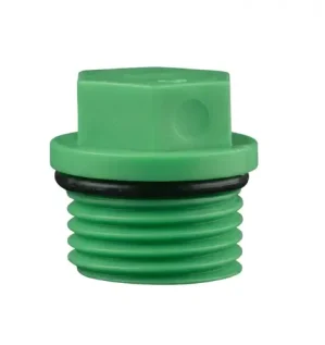 سدادة بيب PPR | غطاء طرفي ملولب أخضر