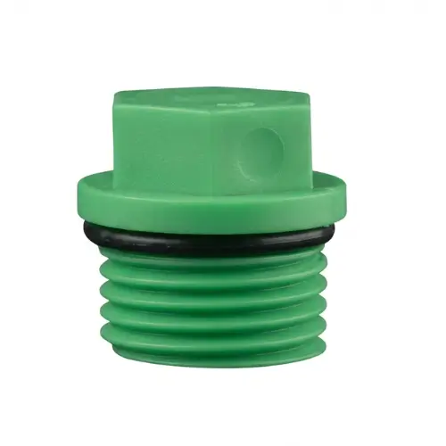 سدادة بيب PPR | غطاء طرفي ملولب أخضر