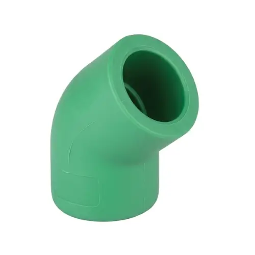 PPR Bend 45 Fitting | Green Socket Fusion Elbow