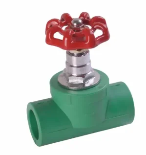 PPR Open Gate Valve | Green Socket Fusion Stop Valve