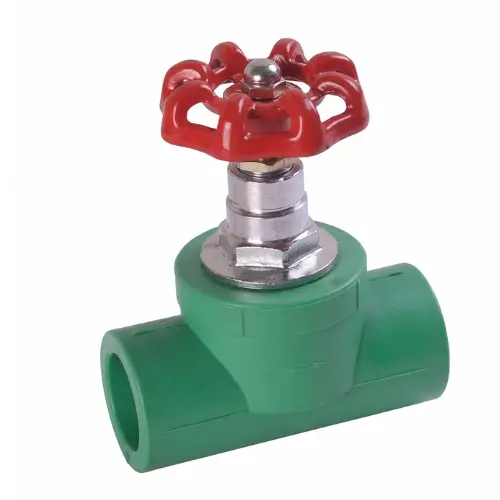 PPR Open Gate Valve | Green Socket Fusion Stop Valve