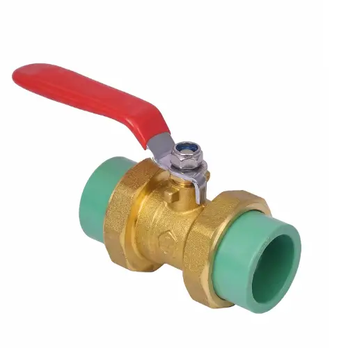 PPR Brass Union Ball Valve | Heavy Duty Manual Shut-Off Valve