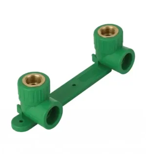 PPR Wall-Mounted Mixer Elbow with Bracket
